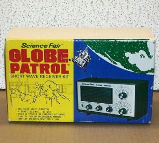 Unbuilt Globe Patrol Shortwave Transistor Kit Radio Shack Vintage Am Sw Receiver