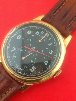 Rare Girard Perregaux Regulator Hand Winding Vintage Watch - Gold Plated