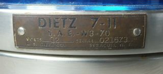 VINTAGE Dietz 7 - 11 711 Beacon Ray Light 2