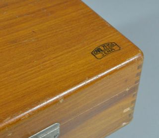 Carl Zeiss Jena Compur German Protarlinse 220mm 290mm 350mm wood box RARE 3
