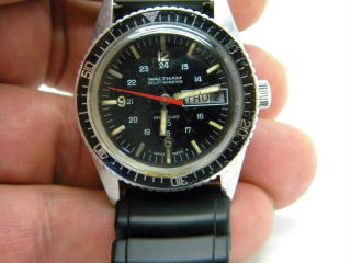 Vintage Waltham Diver Day Date Ref - B341 Incabloc 25 Jewel Automatic