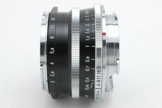 [MINT] Voigtlander Ultron 35mm F/2 Vintage Line VM from japan 260 6