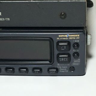 Pioneer Premier KEX - M900 & GEX - T70 FM/AM Hide - Away Tuner Vintage 3