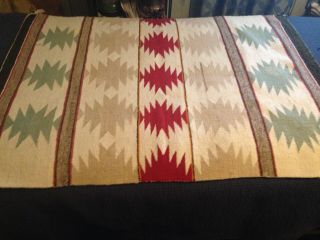 Vintage Southwest Navajo 36 x 50 Rug Light Colors Diamond Pattern 6