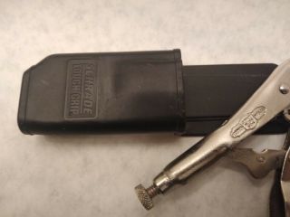 VTG Vise - Grip Schrade TOOLBOX MULTI - TOOL With Sheath Rare Dewitt Petersen USA 3