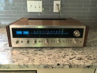 Vintage Pioneer Stereo Receiver Model Sx - 727 Wood Case.  Shape