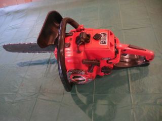 Vintage Jonsered 49sp Chainsaw Chain Saw Model 49 Sp Pro.  Runs