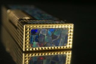 Dunhill Rollagas Lighter Opal - Orings Vintage w/Box S08 12