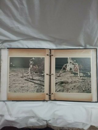 Vintage Apollo 11 Photo Album With 20 Kodak Photos