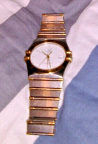 18k Gold And Stainless Steel Omega Constellation 1990 