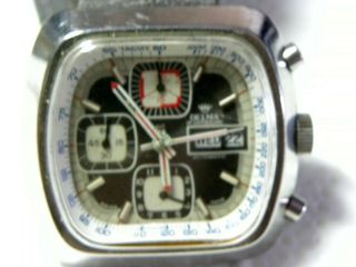 Vintage Watch Chronograph Delma Valjoux 7750 From 1970
