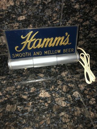 Vintage 1940’s Hamm’s Beer Sign Smooth and Mellow Hamms Back Bar Display Item 4