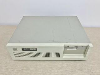 Vintage 1984 Ibm 5170 Personal Desktop Computer At Pc Floppy Disk Hard Drive