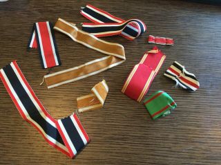 Group Of Wwii German Medal Ribbons