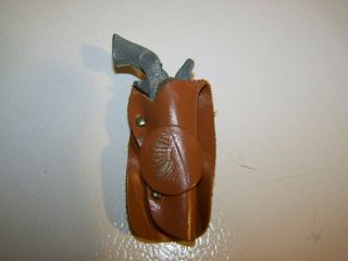 Vintage Miniature Toy Cap Gun With Holster