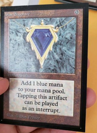 Vintage Magic | MTG Collector ' s Edition [CE] Mox Sapphire,  Power 9, 2