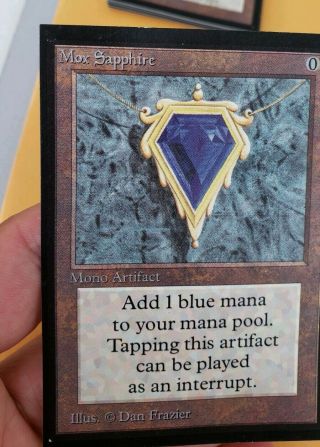 Vintage Magic | MTG Collector ' s Edition [CE] Mox Sapphire,  Power 9, 4