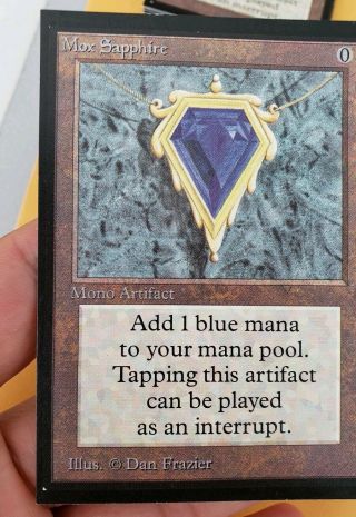 Vintage Magic | MTG Collector ' s Edition [CE] Mox Sapphire,  Power 9, 5