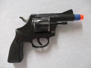 Vintage Toy Cap Gun Interpol.  38 Revolver Ideal - Made In Germany Sjg