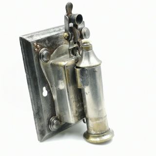 Lovely Antique 1910 Le Cuistot Breveté Flint Petrol Benzin Lighter Feuerzeug