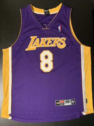 Nike Nba Vintage Jersey Sewn Authentic La Lakers Kobe Bryant Xl 48 Dri Fit