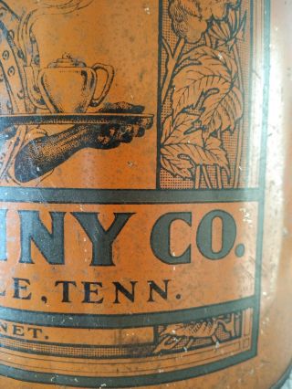 Rare Vintage Mammy ' s Favorite Brand Coffee tin - Advertising Nashville,  Tenn tin 4