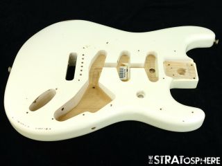 Vintage 60s Ri Fender Road Worn Strat Body Stratocaster Olympic White