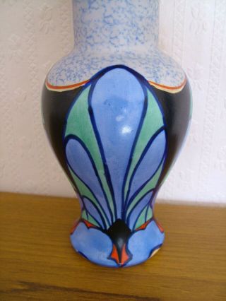 Vintage Art Deco Carlton Ware 1930s handcraft vase for restoration 7