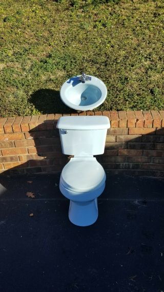 Vintage Universal Rundle Toilet And Sink