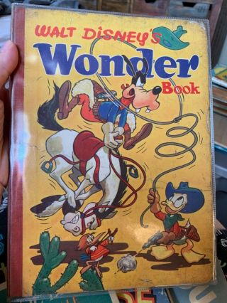 Vintage Walt Disney’s Wonder Book 1950’s Printed In Great Britain