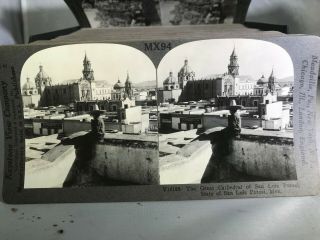 100 Antique Stereographic Cards of Mexico Keystone View Co.  Stereo view Cards 12