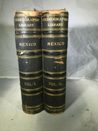 100 Antique Stereographic Cards Of Mexico Keystone View Co.  Stereo View Cards