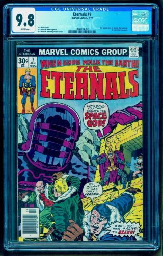 Eternals 7 Cgc 9.  8 White Pgs 1st Jemiah & Tefral Very Rare Only One On Ebay