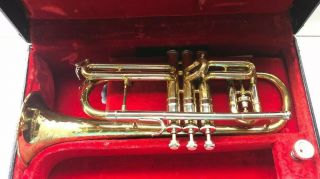 Victor Special C.  G.  Conn Cornet Rare Vintage 1940’s With Case Trumpet