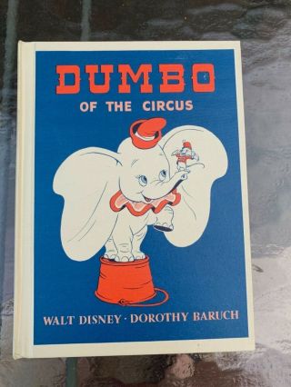Antique Walt Disney’s Dumbo Of The Circus Book 1948