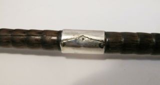 Rare Vintage Sterling Silver Match Safe Holder Striker Walking Stick Cane 1 of 6 7