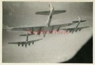 Wwii Photo - 390th Bomb Group - B 17 Bomber Planes In Flight Formation