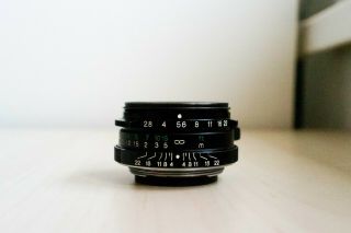 Rollei Sonnar 40mm F/2.  8 Mf Lens For Leica L39 [rare ]