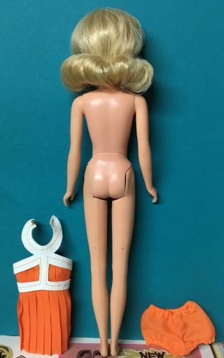 Yes it ' s Vintage Barbie Cousin Blonde No Bangs Francie Doll byApril 9