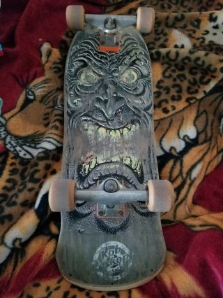 Rare Vintage Santa Cruz Rob Roskopp Face Complete Skateboard Oj Ll Independent