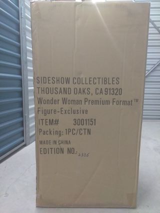 Limited Edition Sideshow Wonder Woman Premium Format Statue 3001151 Rare 2