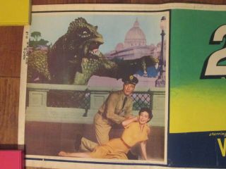 20 Million MIles - RARE 1957 Banner Movie Poster - Ray Harryhausen 2