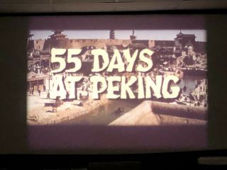 16mm " 55 Days At Peking " - Rare Uncut Theatrical - Overture - Near Agfa