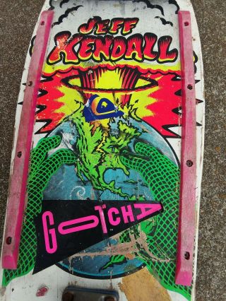 Vintage Skateboard Powell Peralta Vision Alva Santa Cruz Jeff Kendall. 12