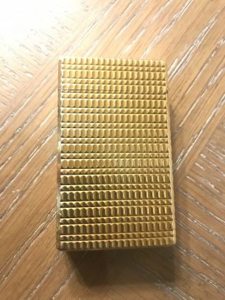Rare Vintage St Dupont Lighter Gold Very Unique