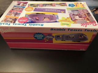 Vintage 2001 Barbie Travel Train; Purple; Mattel; Brand NEW; NIB; Very Good Box 2