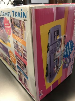 Vintage 2001 Barbie Travel Train; Purple; Mattel; Brand NEW; NIB; Very Good Box 4