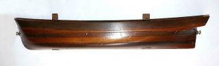 19th C.  Maine Schooner 1/2 Model - 32 " - Wedged Mortise & Tenon Construction