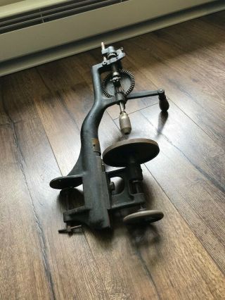 Antique North Bros Yankee 1003 Bench Mount Drill Press All