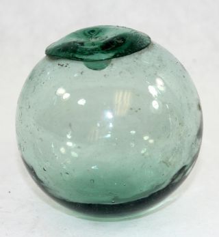 Rare Antique Japanese Glass Fishing Float - Approximate 3 " Dia - Float 11